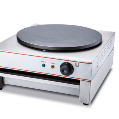 Single Plate Crepe Maker Pancake Machine Commercial Electric 40cm Diameter