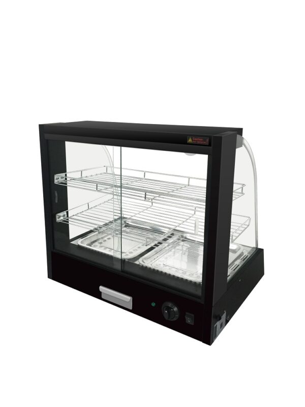 BRAND NEW COMMERCIAL PIE WARMING HOT FOOD DISPLAY CABINET LAMP UNIT DESKTOP - Image 2