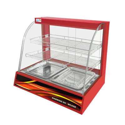 New Red Commercial Pie Warming Hot Food Cabinet Display