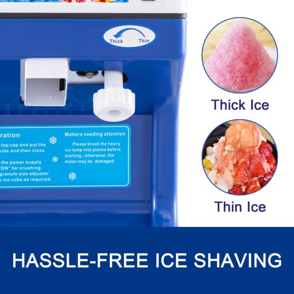 Commercial Ice Shaver Crusher Snow Cone Maker Machine Frozen Drink - Image 5