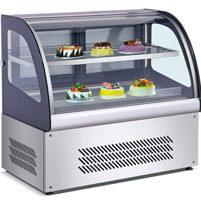 High Speed Cooling Cake Display Cooler Showcase for Supermarket