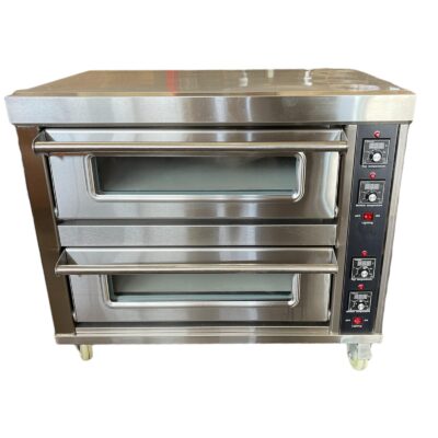 Commercial Electric Pizza Oven 2 Deck Single Phase