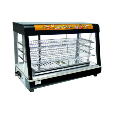 Large Front & Back Door Access Design Food Warmer Cabinet