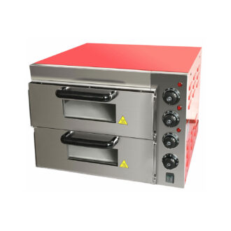 Commercial Electric Pizza Oven EP2PR Double Deck Bakery Machine Stainless Steel