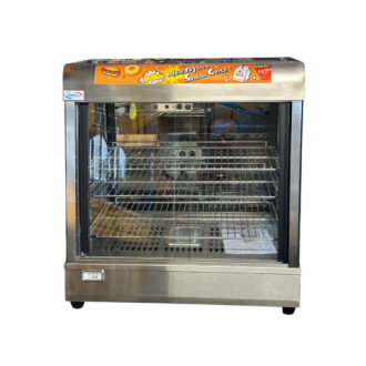 Tansik Silver Pie Food Warming Showcase with Water Pot